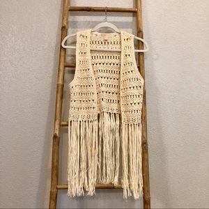MIchael Kors Boho Fringe Vest